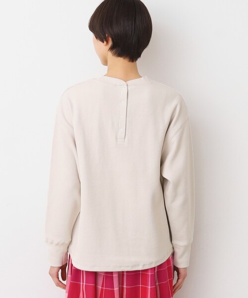 Dessin（デッサン）の「【洗える】ドローコード付きカットソー（XS～L）（Tシャツ/カットソー・レディース・ピンク系/ナチュラル/ホワイト/チャコールグレー・03/01/02/00）」の13枚目の写真