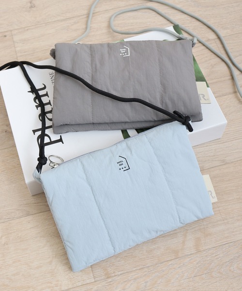 ROOTOTE（ルートート）の「ROOTOTE　ソフトナイロンサコッシュ（ショルダーバッグ・レディース・ミント/ホワイト/ピンク/レモンイエロー/グレイッシュブルー/グレー・FREE）」の4枚目の写真