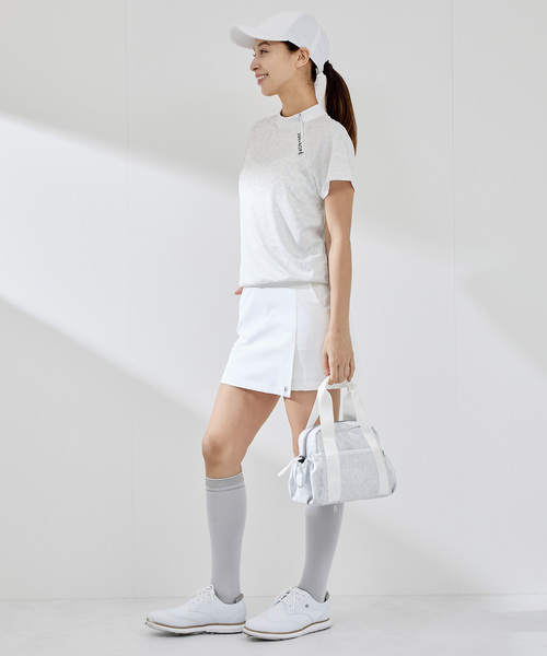 JUN&ROPE'（ジュンアンドロペ）の「【UVカット】【速乾】【防透け】【ストレッチ】2WAYラップ風スカート（スカート・レディース・ブラック/ネイビー/ホワイト・L/S/M）」の12枚目の写真