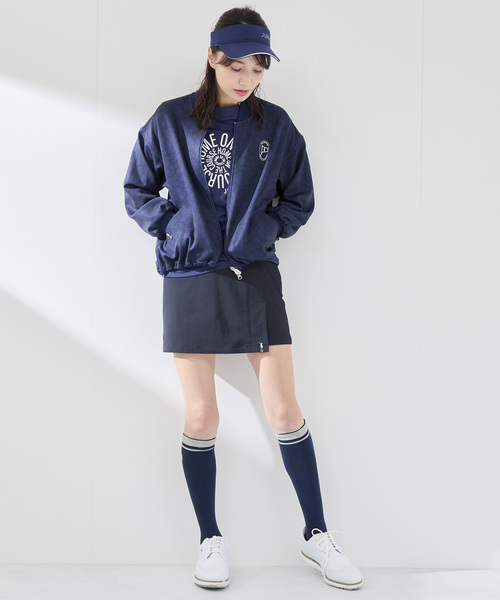 JUN&ROPE'（ジュンアンドロペ）の「【UVカット】【速乾】【防透け】【ストレッチ】2WAYラップ風スカート（スカート・レディース・ブラック/ネイビー/ホワイト・L/S/M）」の18枚目の写真