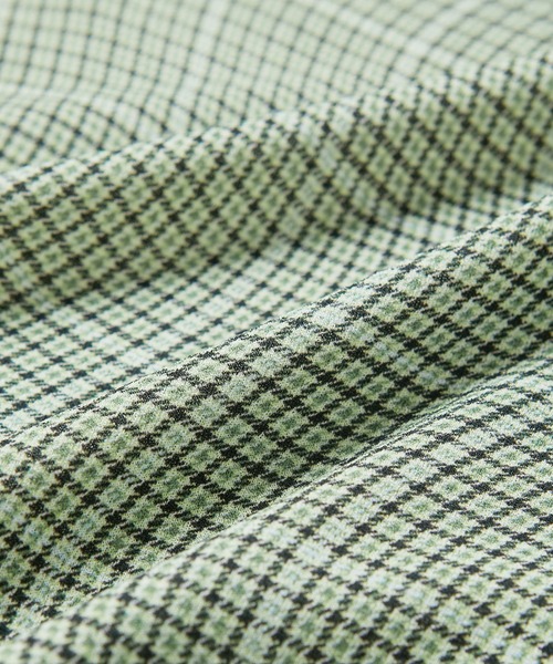 iRENE(アイレネ)の「ディストーティドチェックシアーTee / Distorted Check Sheer Tee(Tシャツ/カットソー・レディース・ブラウン/ライトグリーン/ブルー・36)」の16枚目の写真