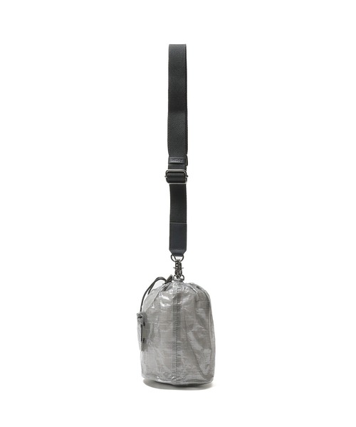 A SCENE(エーシーン)の「(ASCENE)Kinchaku shoulder with Dyneema(ショルダーバッグ・レディース・ブラック/ホワイト・ONE SIZE)」の4枚目の写真