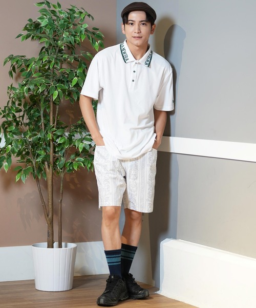 NEW ERA(ニューエラ)の「NEW ERA GOLF/ニューエラゴルフ 半袖ポロシャツ 通気性 14391519/14391520/14391521(ポロシャツ・メンズ・ブラック/ホワイト/ライトブルー・L/XL/M)」の16枚目の写真
