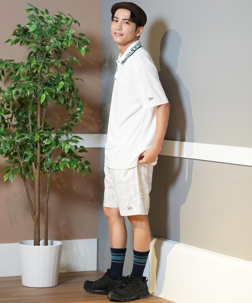 NEW ERA(ニューエラ)の「NEW ERA GOLF/ニューエラゴルフ 半袖ポロシャツ 通気性 14391519/14391520/14391521(ポロシャツ・メンズ・ブラック/ホワイト/ライトブルー・L/XL/M)」の17枚目の写真