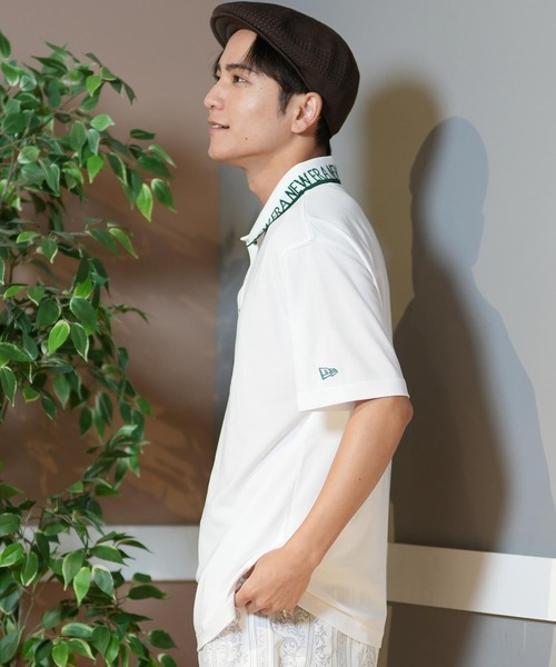 NEW ERA(ニューエラ)の「NEW ERA GOLF/ニューエラゴルフ 半袖ポロシャツ 通気性 14391519/14391520/14391521(ポロシャツ・メンズ・ブラック/ホワイト/ライトブルー・L/XL/M)」の14枚目の写真