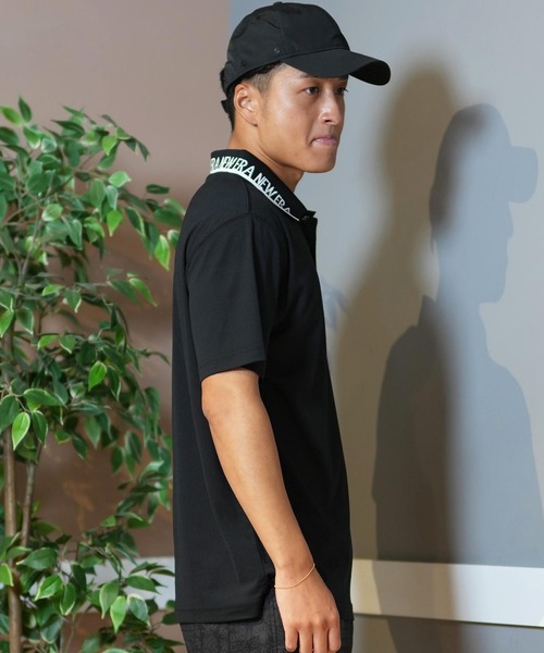 NEW ERA(ニューエラ)の「NEW ERA GOLF/ニューエラゴルフ 半袖ポロシャツ 通気性 14391519/14391520/14391521(ポロシャツ・メンズ・ブラック/ホワイト/ライトブルー・L/XL/M)」の22枚目の写真