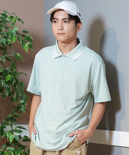 【新品】ニューエラ／ポロシャツ／半袖 NEW ERA ポロシャツ ニューエラ ゴルフ 半袖 スキッパー メンズ