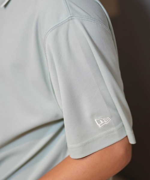 NEW ERA(ニューエラ)の「NEW ERA GOLF/ニューエラゴルフ 半袖ポロシャツ 通気性 14391519/14391520/14391521(ポロシャツ・メンズ・ブラック/ホワイト/ライトブルー・L/XL/M)」の11枚目の写真