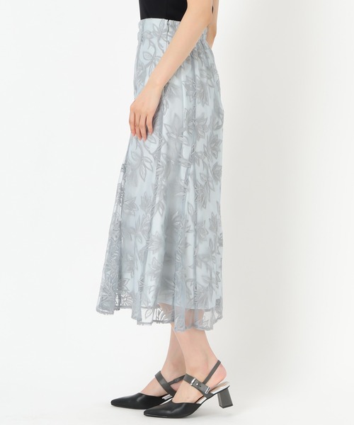 MISCH MASCH（ミッシュマッシュ）の「2025春夏新作 ラメフラワー刺繍スカート（スカート・レディース・ピンク/ライトグレー/ブラック・S/M）」の13枚目の写真