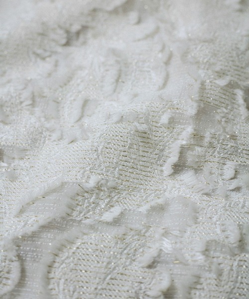 SALON adam et rope'（サロン アダム エ ロペ）の「エルブジャガードスリットナロースカート（スカート・レディース・ホワイト/ブラック/ブラウン/イエロー・FREE）」の19枚目の写真