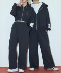 rienda | Rパッチ付ユニセックススウェットパンツ(スウェットパンツ)