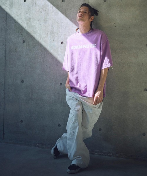 ADAM PATEK(アダムパテック)の「ADAMPATEK/basic logo short sleeve T/ロゴ半袖T(Tシャツ/カットソー・メンズ・パープル/オレンジ/ホワイト/ブラック・1/2)」の17枚目の写真