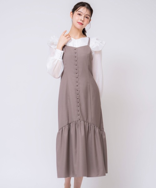 NOELA（ノエラ）の「シアーフリルブラウス（シャツ/ブラウス・レディース・オフホワイト/ピンク/ラベンダー・フリー）」の7枚目の写真