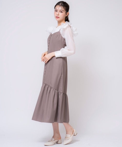 NOELA（ノエラ）の「シアーフリルブラウス（シャツ/ブラウス・レディース・オフホワイト/ピンク/ラベンダー・フリー）」の8枚目の写真