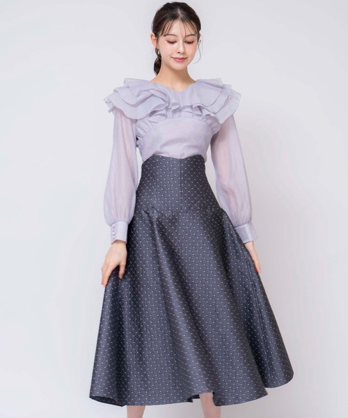 NOELA（ノエラ）の「シアーフリルブラウス（シャツ/ブラウス・レディース・オフホワイト/ピンク/ラベンダー・フリー）」の16枚目の写真