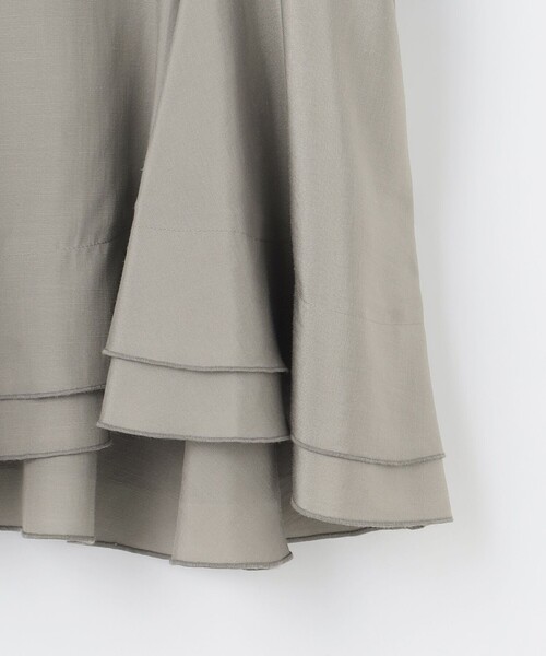 セール】ソフトリネンペプラム ブラウス（シャツ/ブラウス）｜自由区