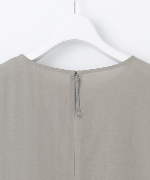 セール】ソフトリネンペプラム ブラウス（シャツ/ブラウス）｜自由区