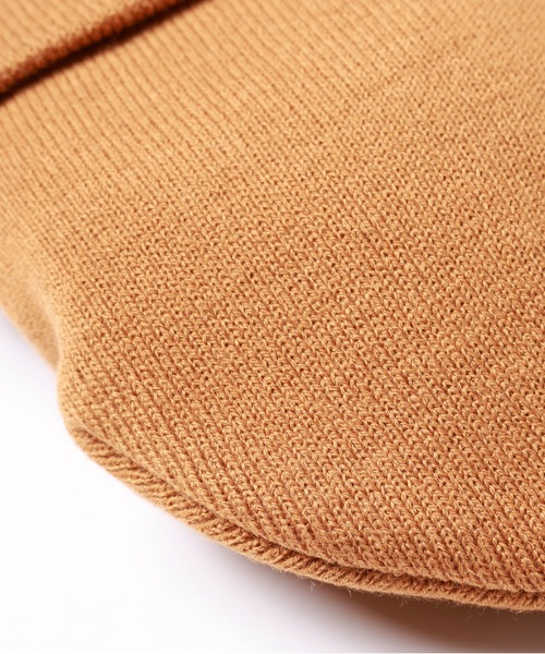 Jieda(ジエダ)の「JIEDA PATCH KNIT CAP(ニットキャップ/ビーニー・メンズ・キャメル/ブラック・ONESIZE)」の5枚目の写真