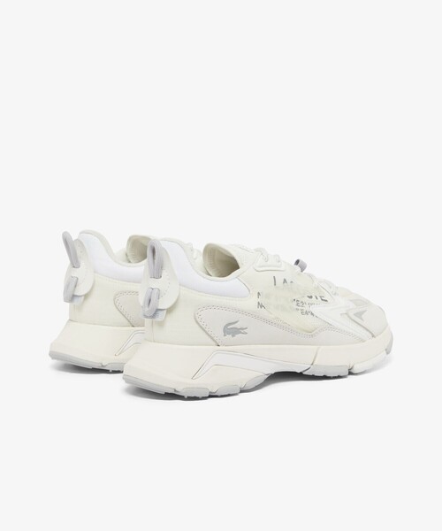 LACOSTE(ラコステ)の「メンズ L003 NEO TECH 125 1 SMA(スニーカー・メンズ・ホワイト×ホワイト/ライトカーキ・25.0cm/28.5cm/25.5cm/26.0cm/26.5cm/27.0cm/28.0cm)」の3枚目の写真