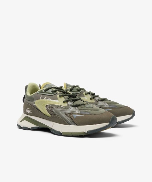 LACOSTE(ラコステ)の「メンズ L003 NEO TECH 125 1 SMA(スニーカー・メンズ・ホワイト×ホワイト/ライトカーキ・25.0cm/28.5cm/25.5cm/26.0cm/26.5cm/27.0cm/28.0cm)」の7枚目の写真