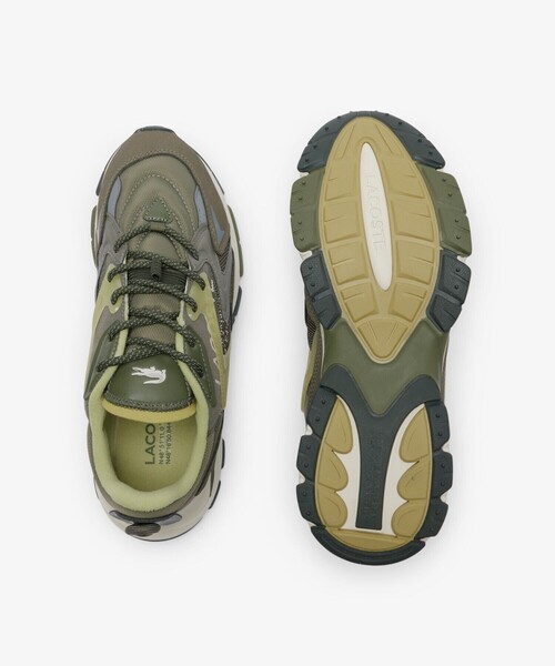 LACOSTE(ラコステ)の「メンズ L003 NEO TECH 125 1 SMA(スニーカー・メンズ・ホワイト×ホワイト/ライトカーキ・25.0cm/28.5cm/25.5cm/26.0cm/26.5cm/27.0cm/28.0cm)」の9枚目の写真