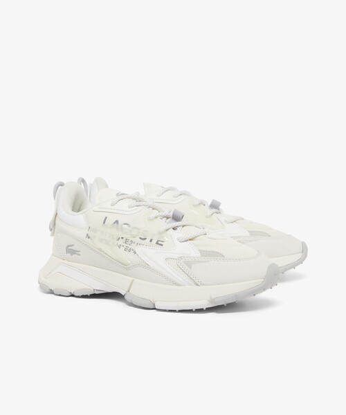 LACOSTE(ラコステ)の「メンズ L003 NEO TECH 125 1 SMA(スニーカー・メンズ・ホワイト×ホワイト/ライトカーキ・25.0cm/28.5cm/25.5cm/26.0cm/26.5cm/27.0cm/28.0cm)」の1枚目の写真