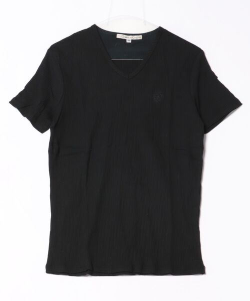ARCHIVER（アーカイバ）の「【RS】【Growth by Grail】ワンポイント針抜きVネックT（Tシャツ/カットソー・メンズ・ブラック/ホワイト/グレー・LARGE/MEDIUM）」の13枚目の写真