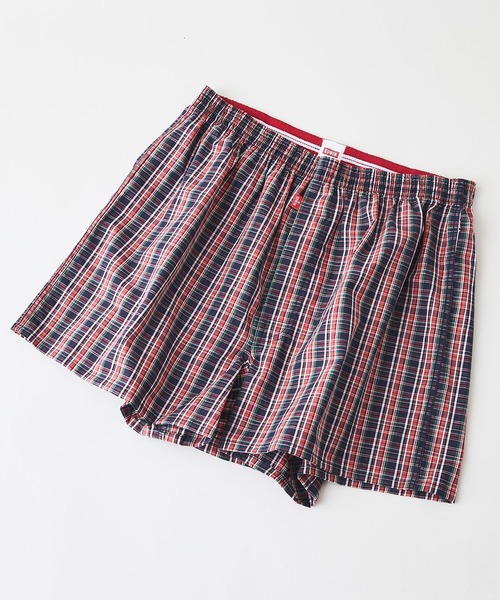 EDWIN（エドウィン）の「【EDWIN/エドウィン】チェック柄トランクス（トランクス・メンズ・ネイビー/イエロー/ブルー/ブラック・MEDIUM/LARGE/X-LARGE）」の2枚目の写真