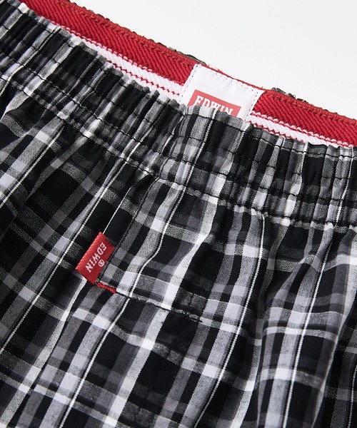 EDWIN（エドウィン）の「【EDWIN/エドウィン】チェック柄トランクス（トランクス・メンズ・ネイビー/イエロー/ブルー/ブラック・MEDIUM/LARGE/X-LARGE）」の6枚目の写真