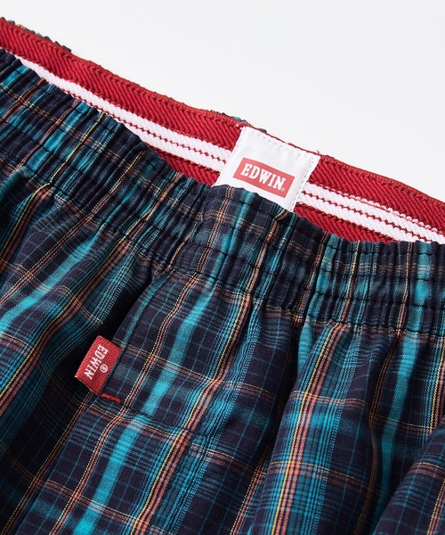 EDWIN（エドウィン）の「【EDWIN/エドウィン】チェック柄トランクス（トランクス・メンズ・ネイビー/イエロー/ブルー/ブラック・MEDIUM/LARGE/X-LARGE）」の7枚目の写真