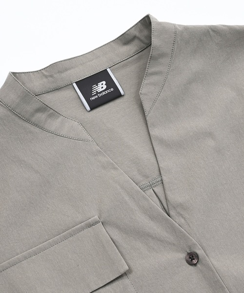 NEW BALANCE(ニューバランス)の「MET24 Shirts Dress(シャツ/ブラウス・レディース・ブラック/カーキブラウン・LARGE/MEDIUM/SMALL)」の4枚目の写真