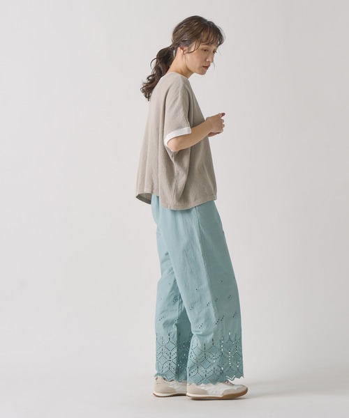 セール】「KELEN / ケレン」 カットワークレースデザインパンツ