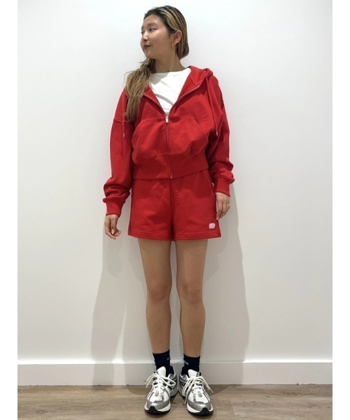 GAP（ギャップ）の「ヘビーウェイト フレンチテリー クラシック スウェットショーツ（その他パンツ・レディース・ネイビー/レッド/ブラック/オフホワイト・M/XS/XXS/S/L）」の7枚目の写真