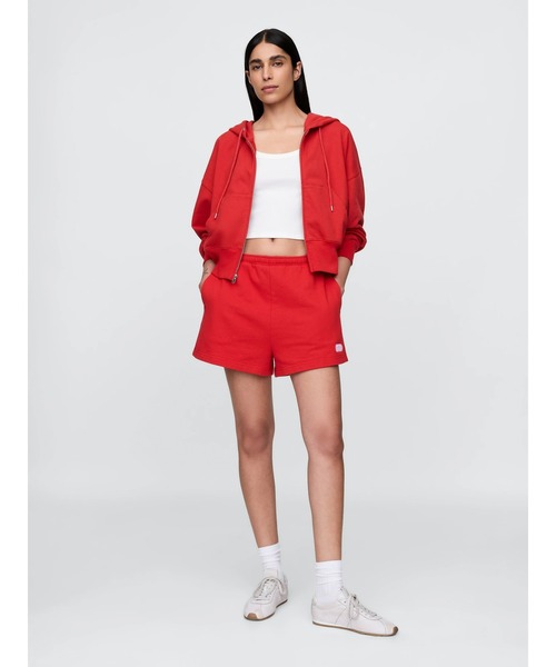 GAP（ギャップ）の「ヘビーウェイト フレンチテリー クラシック スウェットショーツ（その他パンツ・レディース・ネイビー/レッド/ブラック/オフホワイト・M/XS/XXS/S/L）」の13枚目の写真