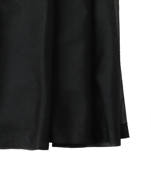 ODAKHA(オダカ)の「ODAKHA / sheer circular knit dress(シアーサーキュラーニットワンピース OH25SS-OP03)(ワンピース・レディース・ブラック・38)」の13枚目の写真
