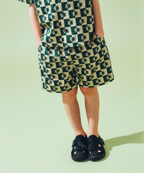 こども ビームス（コドモビームス）の「Beach Party ショートパンツ 2025SS（100～140cm）（その他パンツ・キッズ・ブラウン系その他/グリーン系その他・100/110/120/130/140）」の2枚目の写真
