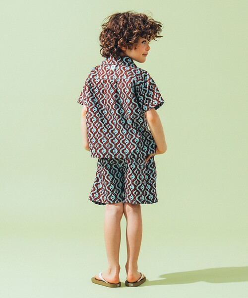 こども ビームス（コドモビームス）の「Beach Party ショートパンツ 2025SS（100～140cm）（その他パンツ・キッズ・ブラウン系その他/グリーン系その他・100/110/120/130/140）」の4枚目の写真