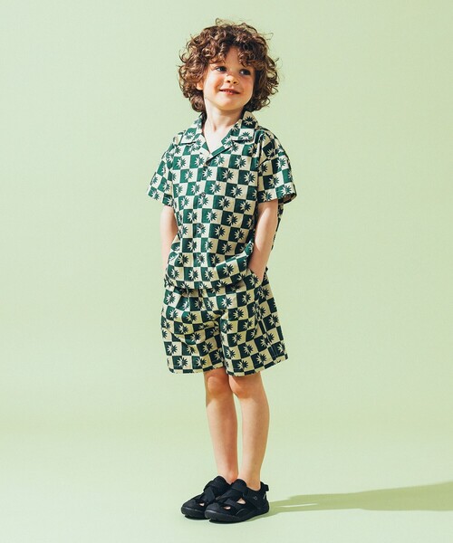 こども ビームス（コドモビームス）の「Beach Party ショートパンツ 2025SS（100～140cm）（その他パンツ・キッズ・ブラウン系その他/グリーン系その他・100/110/120/130/140）」の8枚目の写真