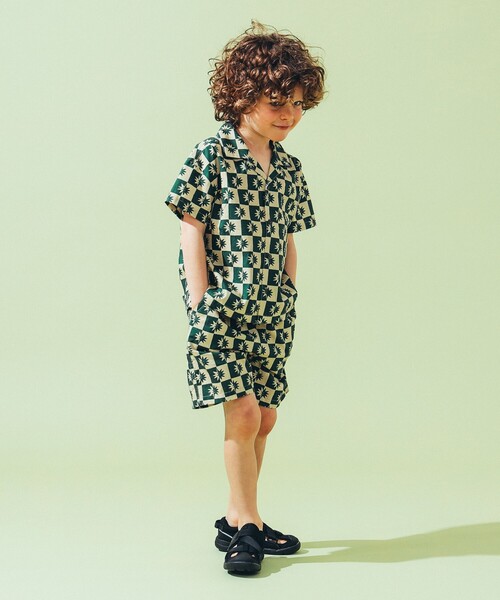 こども ビームス（コドモビームス）の「Beach Party ショートパンツ 2025SS（100～140cm）（その他パンツ・キッズ・ブラウン系その他/グリーン系その他・100/110/120/130/140）」の9枚目の写真