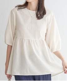 ikka | サッカーペプラムブラウス(シャツ/ブラウス)