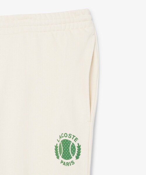 LACOSTE（ラコステ）の「ヘリテージテニスロゴスウェットトラックパンツ（スウェットパンツ・メンズ・オフホワイト・2/4/3/5）」の5枚目の写真