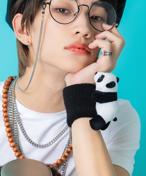 ankoROCK(アンコロック)の「TEDDY ankoROCK リストバンド(バングル/リストバンド・レディース・ブラック系2/ブラック系1/ホワイト系1/ホワイト系2・ONESIZE)」の3枚目の写真