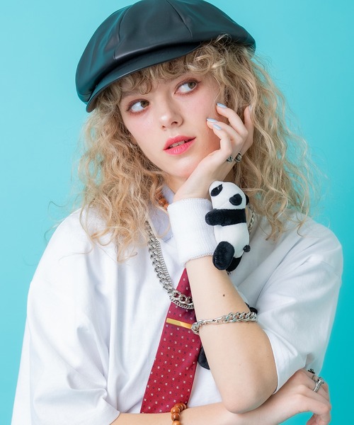 ankoROCK(アンコロック)の「TEDDY ankoROCK リストバンド(バングル/リストバンド・レディース・ブラック系2/ブラック系1/ホワイト系1/ホワイト系2・ONESIZE)」の5枚目の写真