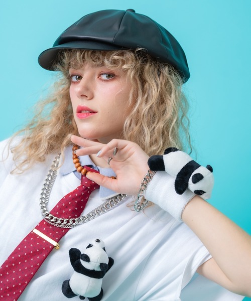 ankoROCK(アンコロック)の「TEDDY ankoROCK リストバンド(バングル/リストバンド・レディース・ブラック系2/ブラック系1/ホワイト系1/ホワイト系2・ONESIZE)」の6枚目の写真