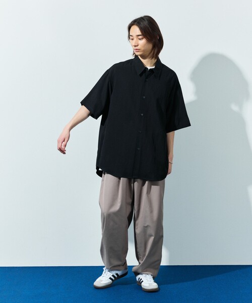 セール】限定展開 リラックスフィット レーヨン レギュラーカラー S/S