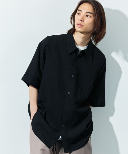 セール】限定展開 リラックスフィット レーヨン レギュラーカラー S/S