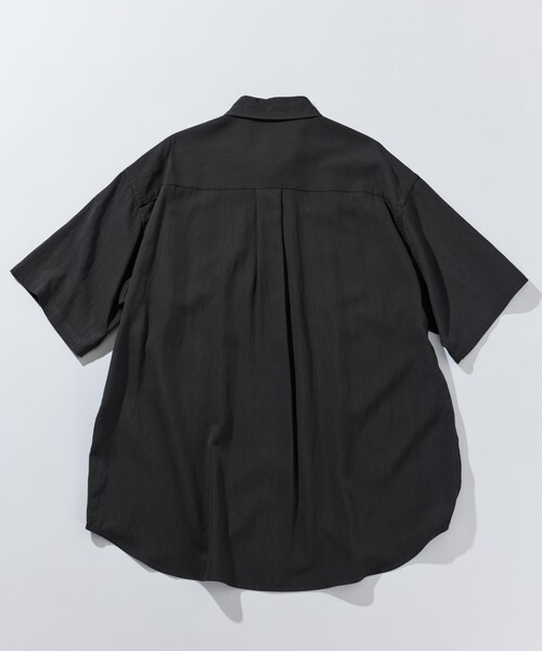 foremost オリジナル ブラックレーヨンシャツ サイズS セール】限定展開 リラックスフィット レーヨン レギュラーカラー S/S
