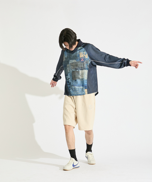 PARIS SAINT-GERMAIN(パリサンジェルマン)の「【Paris Saint-Germain / パリ・サン=ジェルマン】JP METALIC LOGO SHORTS(その他パンツ・メンズ・チャコールグレー/ブラック/ブラウン/ベージュ・X-LARGE/LARGE/MEDIUM)」の22枚目の写真