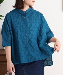 コットンシャンブレー ワイドブラウス 26SS