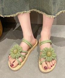 【MARNI】エスパドリーユ レースアップ ロゴ サンダル MARNI】エスパドリーユ レースアップ ロゴ サンダル